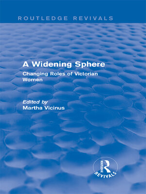 cover image of A Widening Sphere (Routledge Revivals)